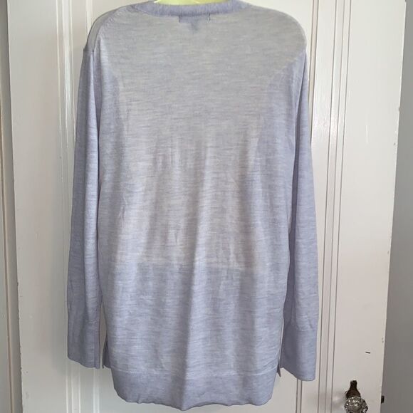 Nwot Banana Republic gray merino “Lovely” sweater - Picture 5 of 8